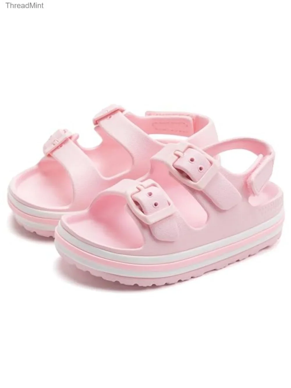 Toddler Buckle Sandals Open Toe Water Sandal Adjustable Back Strap Boys Girls